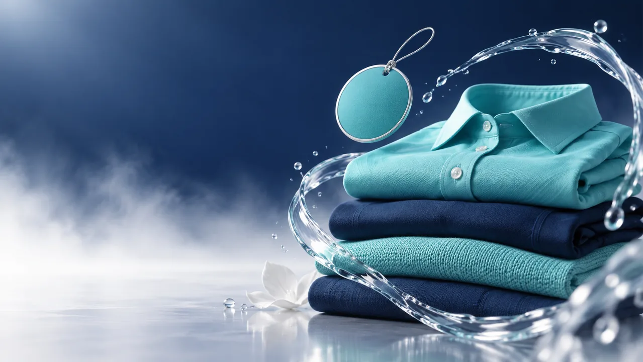 Premium folded garments and garment care materials